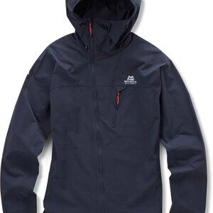 NEW MOUNTAIN EQUIPMENT Men's Squall Hooded Nylon Jacket in Cosmos Blue Size M